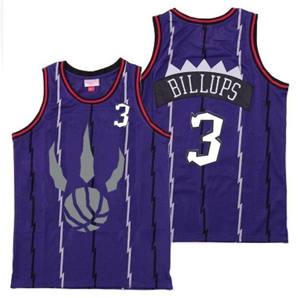 Raptors 3 Chauncey Billups Purple Gray Logo Retro Jersey 5 Raptors 3 Chauncey Billups Purple Gray Logo Retro Jersey 5