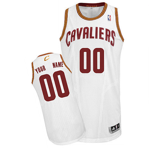 Cavaliers Personalized Authentic White Jersey (S-5XL)