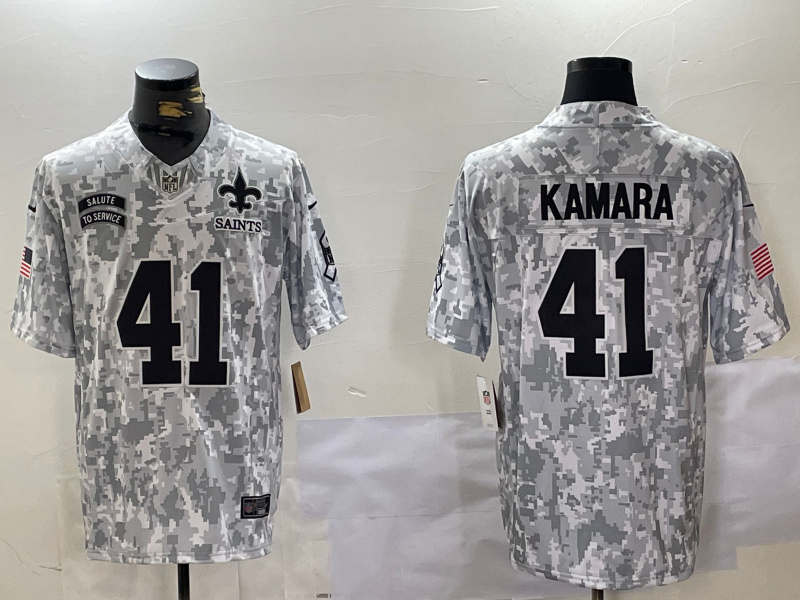 men's new orleans saints #41 alvin kamara 2024 f.u.s.e arctic camo salute to service limited stitched football jersey_副本 men's new orleans saints #41 alvin kamara 2024 f.u.s.e arctic camo salute to service limited stitched football jersey_副本