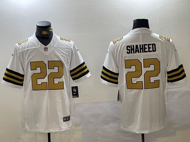 men's new orleans saints #22 rashid shaheed white vapor limited stitched football jersey_副本 men's new orleans saints #22 rashid shaheed white vapor limited stitched football jersey_副本