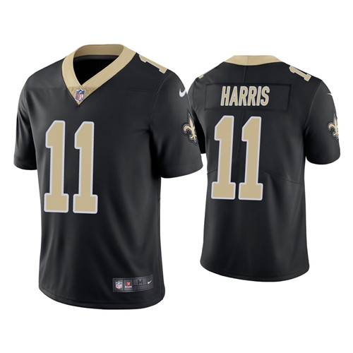 Men's Saints #11 Deonte Harris Vapor Untouchable Limited Black Jersey Men's Saints #11 Deonte Harris Vapor Untouchable Limited Black Jersey