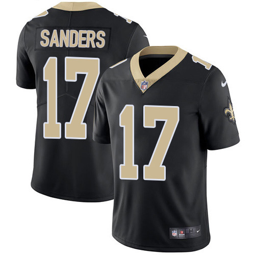 Nike Saints #17 Emmanuel Sanders Black Team Color Men's Stitched NFL Vapor Untouchable Limited Jersey Nike Saints #17 Emmanuel Sanders Black Team Color Men's Stitched NFL Vapor Untouchable Limited Jersey