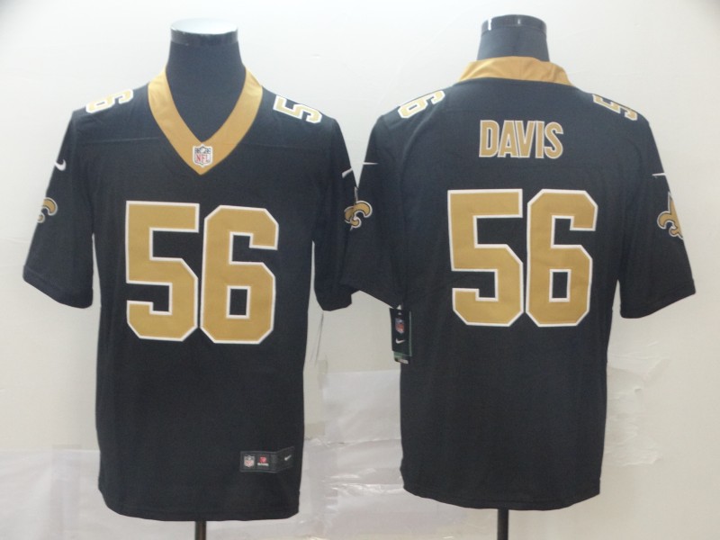 Nike Saints 56 DeMario Davis Black Vapor Untouchable Limited Jersey Nike Saints 56 DeMario Davis Black Vapor Untouchable Limited Jersey