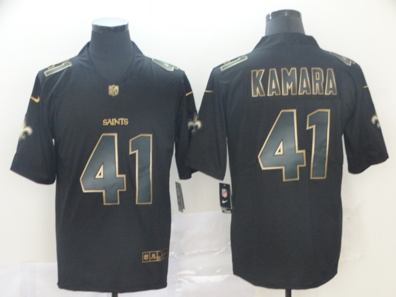 Nike Saints 41 Alvin Kamara Black Gold Vapor Untouchable Limited Jersey Nike Saints 41 Alvin Kamara Black Gold Vapor Untouchable Limited Jersey