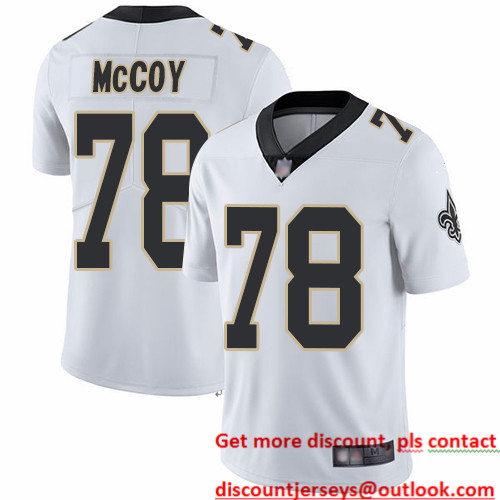 Saints #78 Erik McCoy White Men's Stitched Football Vapor Untouchable Limited Jersey Saints #78 Erik McCoy White Men's Stitched Football Vapor Untouchable Limited Jersey