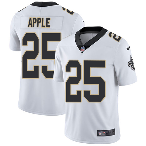 Nike Saints #25 Eli Apple White Men's Stitched NFL Vapor Untouchable Limited Jersey Nike Saints #25 Eli Apple White Men's Stitched NFL Vapor Untouchable Limited Jersey
