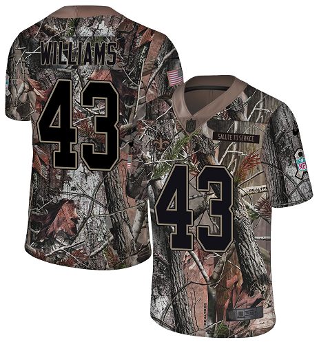 Nike Saints #43 Marcus Williams Camo Men's Stitched NFL Limited Rush Realtree Jersey Nike Saints #43 Marcus Williams Camo Men's Stitched NFL Limited Rush Realtree Jersey