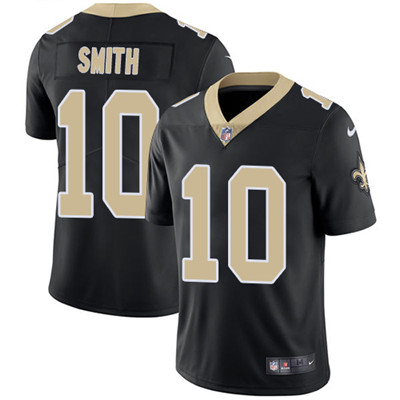 Nike Saints #10 Tre'Quan Smith Black Team Color Men's Stitched NFL Vapor Untouchable Limited Jersey Nike Saints #10 Tre'Quan Smith Black Team Color Men's Stitched NFL Vapor Untouchable Limited Jersey
