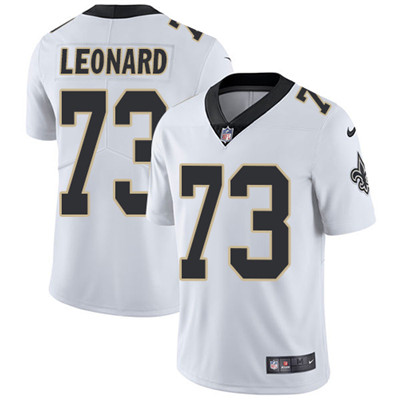 Nike Saints #73 Rick Leonard White Men's Stitched NFL Vapor Untouchable Limited Jersey Nike Saints #73 Rick Leonard White Men's Stitched NFL Vapor Untouchable Limited Jersey