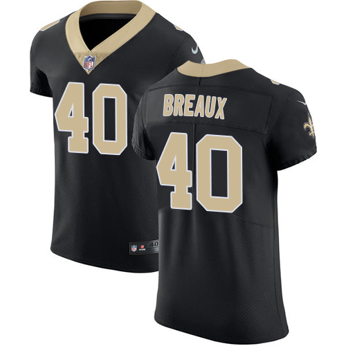 Nike Saints #40 Delvin Breaux Black Team Color Men's Stitched NFL Vapor Untouchable Elite Jersey Nike Saints #40 Delvin Breaux Black Team Color Men's Stitched NFL Vapor Untouchable Elite Jersey