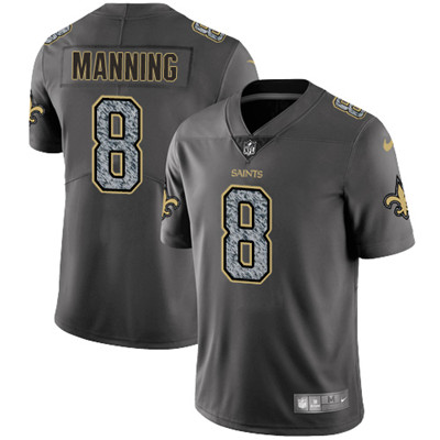 Nike Saints #8 Archie Manning Gray Static Men's NFL Vapor Untouchable Game Jersey Nike Saints #8 Archie Manning Gray Static Men's NFL Vapor Untouchable Game Jersey