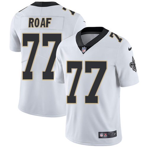 Nike Saints #77 Willie Roaf White Men's Stitched NFL Vapor Untouchable Limited Jersey Nike Saints #77 Willie Roaf White Men's Stitched NFL Vapor Untouchable Limited Jersey