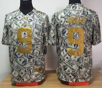 Nike Saints #9 Drew Brees Dollar Fashion Men's Stitched NFL Elite Jersey Nike Saints #9 Drew Brees Dollar Fashion Men's Stitched NFL Elite Jersey