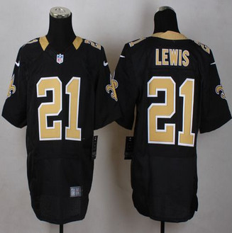Nike New Orleans Saints #21 Keenan Lewis Black Team Color Men's Stitched NFL Elite Jersey Nike New Orleans Saints #21 Keenan Lewis Black Team Color Men's Stitched NFL Elite Jersey