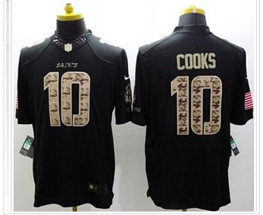 NEW New Orleans Saints #10 Brandin Cooks Black Salute To Service Jersey NEW New Orleans Saints #10 Brandin Cooks Black Salute To Service Jersey