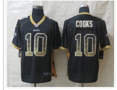 New New Orleans Saints 10 Cooks Drift Fashion Black Elite Jerseys New New Orleans Saints 10 Cooks Drift Fashion Black Elite Jerseys