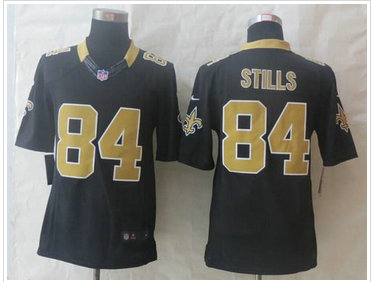 New Orleans Saints #84 Kenny Stills Black Team Color NFL Limited Jersey