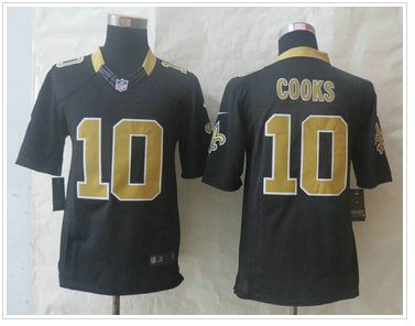 New Orleans Saints #10 Brandin Cooks Black NFL Limited Jerseys