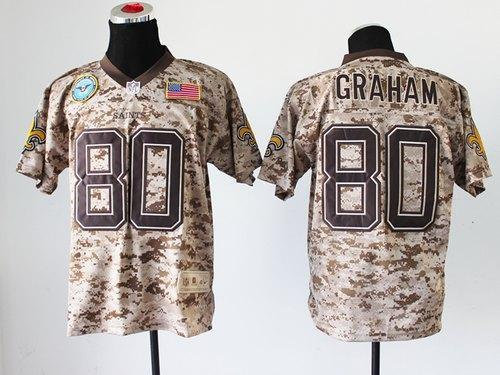 NEW New Orleans Saints #80 Jimmy Graham Camo NFL Elite USMC Jersey(USA) NEW New Orleans Saints #80 Jimmy Graham Camo NFL Elite USMC Jersey(USA)