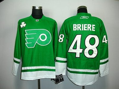 NHL Jerseys Philadelphia Flyers #48 Briere green