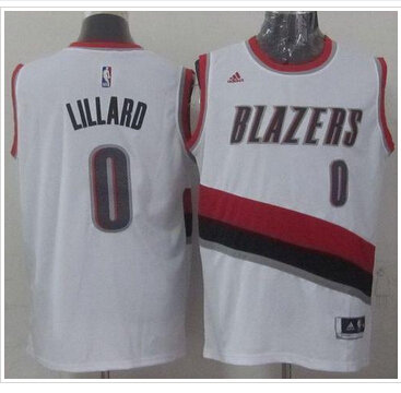 Portland Trail Blazers #0 Damian Lillard White Home Stitched NBA Jersey Portland Trail Blazers #0 Damian Lillard White Home Stitched NBA Jersey