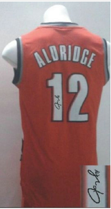 Portland Trail Blazers Revolution 30 Autographed #12 Lamarcus Aldridge Yellow Stitched NBA Jersey