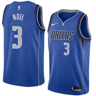 Nike Mavericks #3 Nerlens Noel Royal Nike New Swingman Icon Edition Jersey