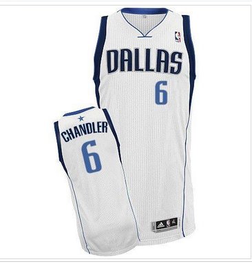 Dallas Mavericks #6 Tyson Chandler White Revolution 30 Stitched NBA Jersey