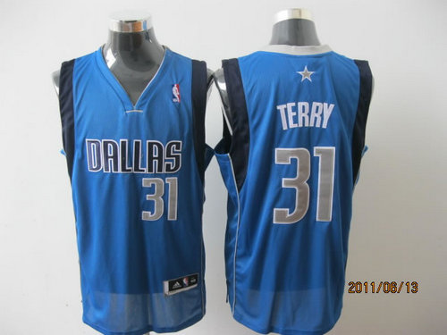 Dallas Mavericks 31# terry blue