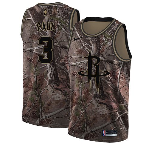 Nike Rockets #3 Chris Paul Camo NBA Swingman Realtree Collection Jersey
