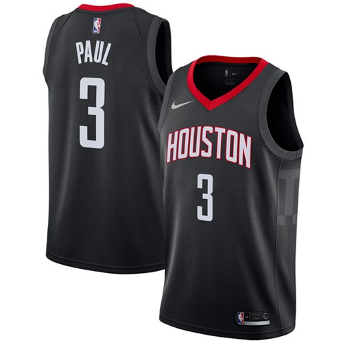 Nike Rockets #3 Chris Paul Black NBA Swingman Statement Edition Jersey Nike Rockets #3 Chris Paul Black NBA Swingman Statement Edition Jersey