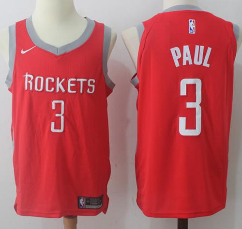 Nike Rockets #3 Chris Paul Red Stitched NBA Jersey