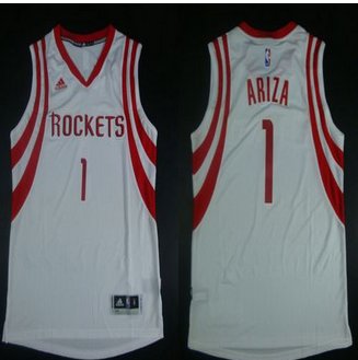 Revolution 30 Houston Rockets #1 Trevor Ariza White Road Stitched NBA Jersey