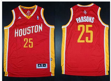 Houston Rockets Revolution 30 #25 Chandler Parsons Red Alternate Stitched NBA Jersey