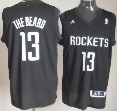 Houston Rockets 13 James Harden The Beard Fashion Swingman Black NBA Jerseys