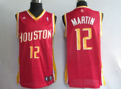 NBA Jerseys Houston Rockets 12# Martin red【SWINGMAN