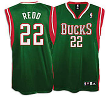 Milwaukee Bucks #22 Michael Redd Green Swingman Basketball Jerseys