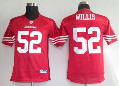 San Francisco 49ers 52 Patrick Willis Red【KIDS
