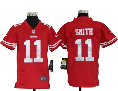 Nike NFL Youth San Francisco 49ers 11 Alex Smith Red Jerseys