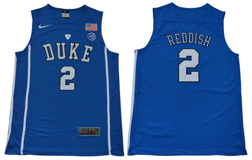 Blue Devils #2 Cameron Reddish Blue Basketball Elite Stitched NCAA Jersey Blue Devils #2 Cameron Reddish Blue Basketball Elite Stitched NCAA Jersey