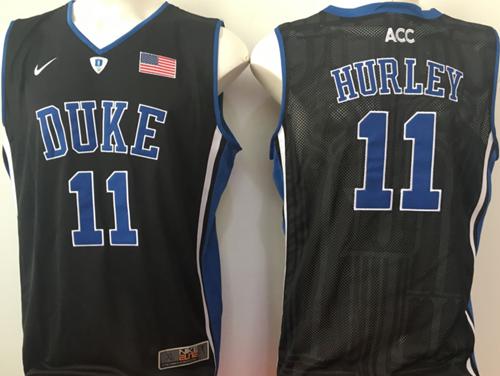 Blue Devils #11 Bobby Hurley Black Basketball Stitched NCAA Jersey Blue Devils #11 Bobby Hurley Black Basketball Stitched NCAA Jersey