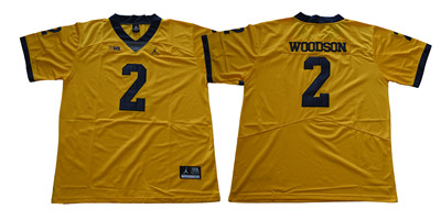 Michigan Wolverines #2 Charles Woodson Gold College Football Jersey