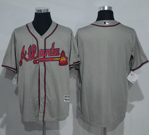 Braves Blank Grey New Cool Base Stitched MLB Jersey Braves Blank Grey New Cool Base Stitched MLB Jersey
