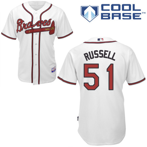 Atlanta Braves #51 Beato White Authentic Personalized Home Jersey