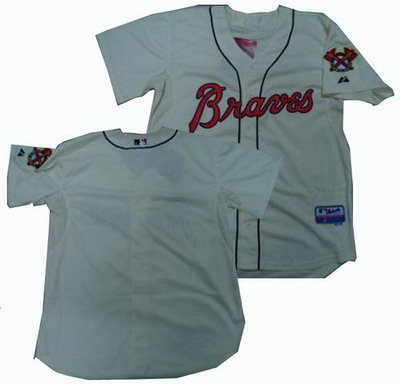 Atlanta Braves blank cream Jerseys