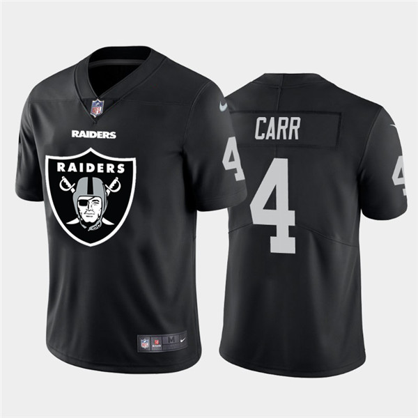 Nike Raiders 4 Derek Carr Black Team Big Logo Vapor Untouchable Limited Jersey Nike Raiders 4 Derek Carr Black Team Big Logo Vapor Untouchable Limited Jersey
