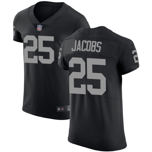 Raiders #25 Josh Jacobs Black Team Color Men's Stitched Football Vapor Untouchable Elite Jersey Raiders #25 Josh Jacobs Black Team Color Men's Stitched Football Vapor Untouchable Elite Jersey