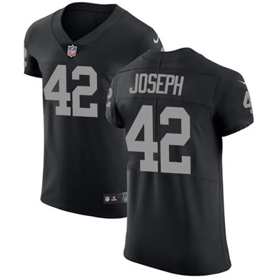 Nike Raiders #42 Karl Joseph Black Team Color Men's Stitched NFL Vapor Untouchable Elite Jersey Nike Raiders #42 Karl Joseph Black Team Color Men's Stitched NFL Vapor Untouchable Elite Jersey