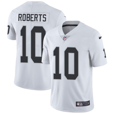 Nike Raiders #10 Seth Roberts White Men's Stitched NFL Vapor Untouchable Limited Jerseys