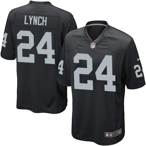 Nike Raiders #24 Marshawn Lynch Black Team Color Toddler Stitched NFL Elite Jersey Nike Raiders #24 Marshawn Lynch Black Team Color Toddler Stitched NFL Elite Jersey